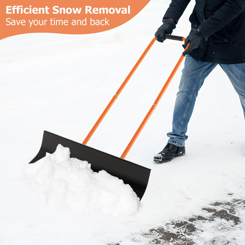 Load image into Gallery viewer, Goplus 30" Snow Shovel with Wheels
