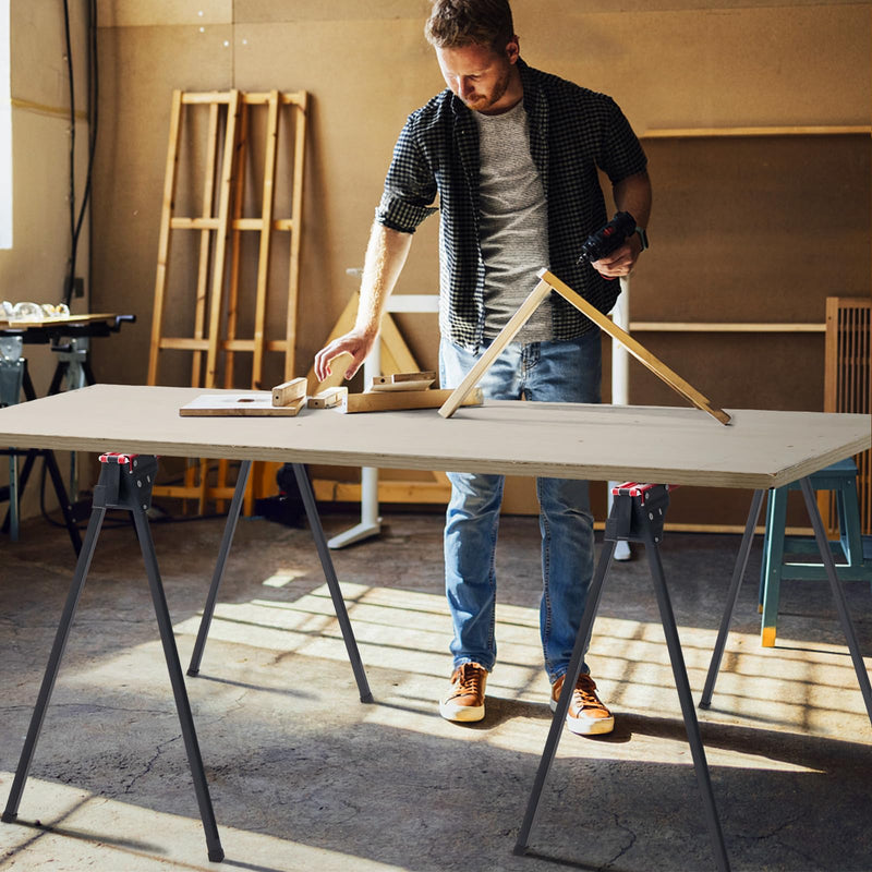 Load image into Gallery viewer, Goplus Saw Horses 2 Pack Folding