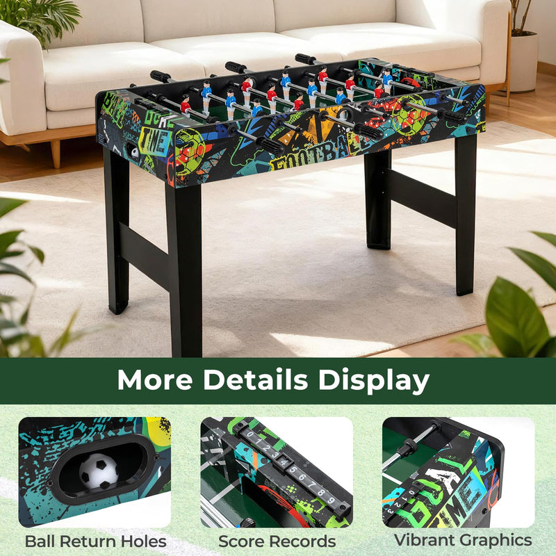 Load image into Gallery viewer, Goplus 2-in-1 Soccer Table with Detachable Legs for Tabletop for Indoor Home Office Bar Game Room