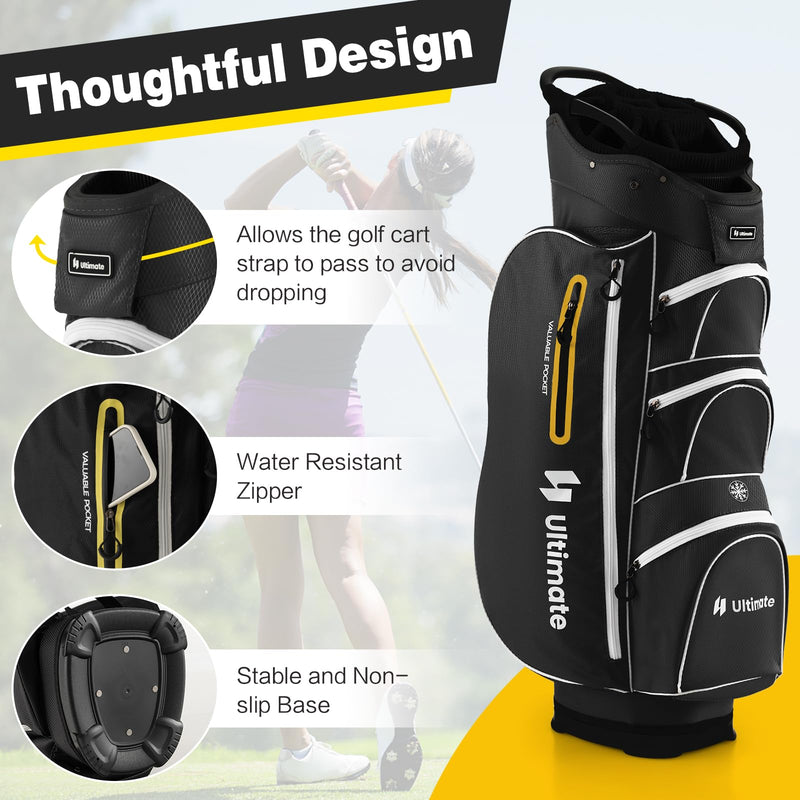 Load image into Gallery viewer, Goplus Golf Cart Bag with 15-Way Top Dividers
