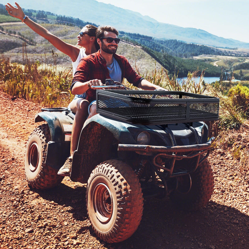 Load image into Gallery viewer, Goplus ATV Front Rack Universal ATV Storage Rack 36.5”L x 17.5”W x 6.5”H