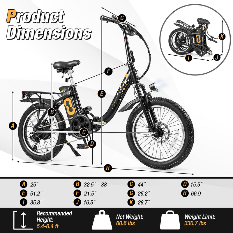 Load image into Gallery viewer, Folding Ebike with Basket 750W Brushless Motor (Peak 850W) for Adults