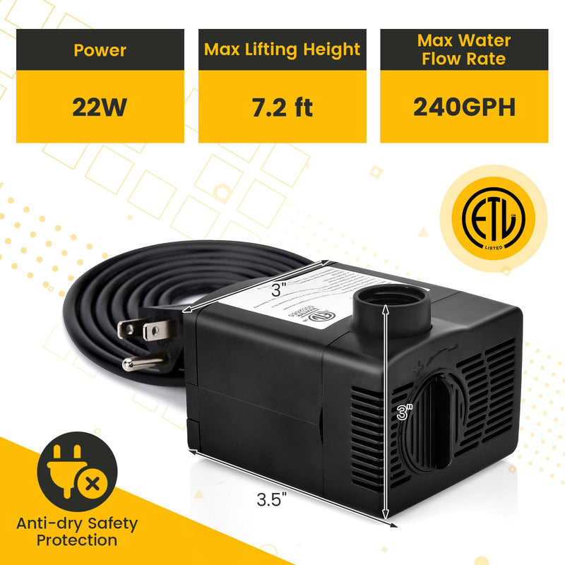 Load image into Gallery viewer, Goplus 240GPH Submersible Water Pump