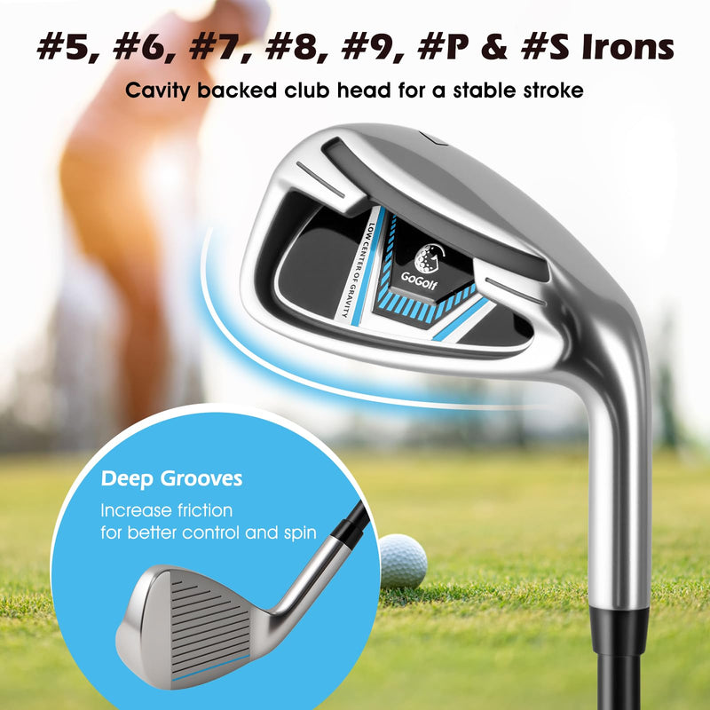 Load image into Gallery viewer, Goplus 12 Pieces Right Hand Golf Clubs Complete Golf Club Set for Men
