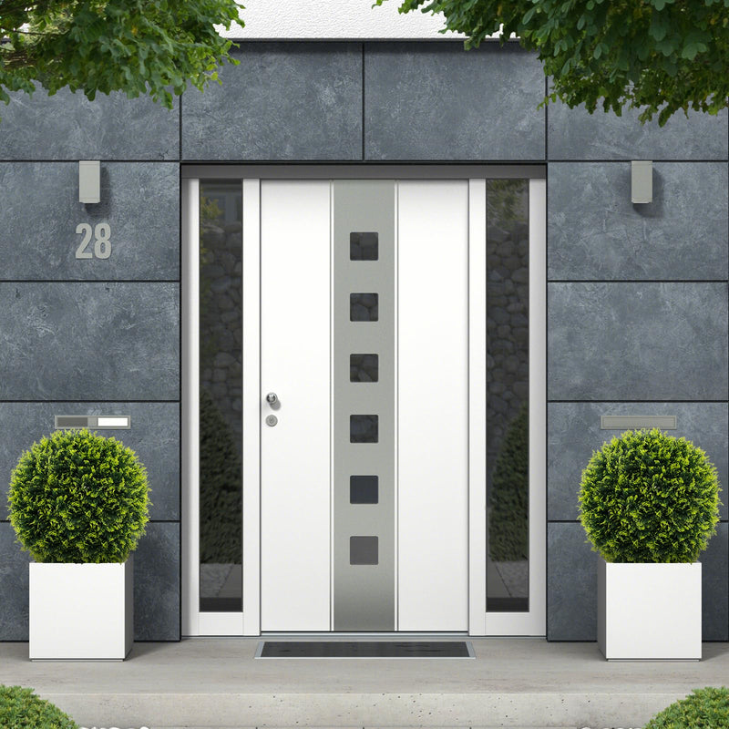 Load image into Gallery viewer, Goplus 2 PCS 22 Inch Artificial Cedar Topiary Ball, Round Faux Cypress Balls Outdoor, Fake Plant Sphere