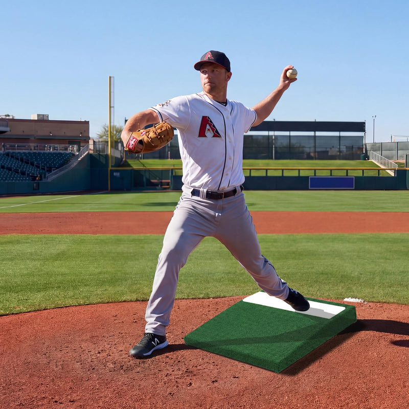 Load image into Gallery viewer, Goplus 27" x 27" x 4" Portable Pitchers Mound with Baseball