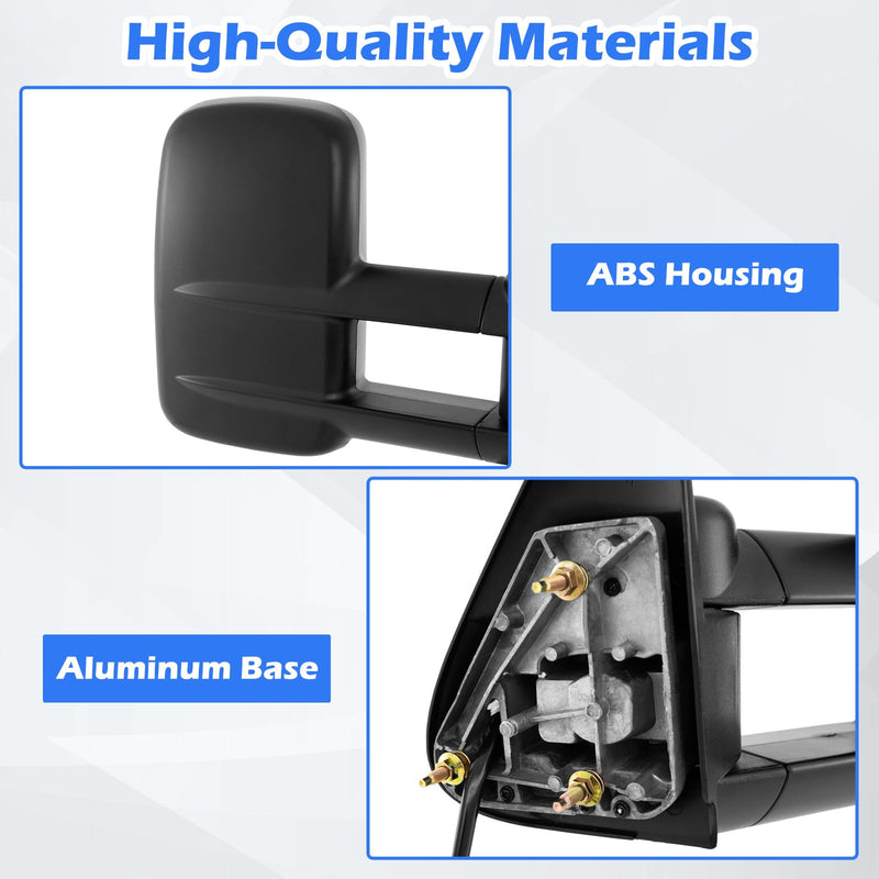 Load image into Gallery viewer, Goplus Tow Mirrors for 2003-2006 Chevy Silverado GMC Sierra Avalanche Suburban Tahoe Yukon XL