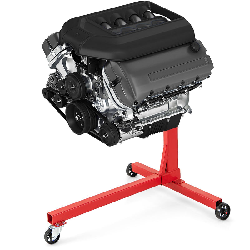 Load image into Gallery viewer, Goplus Engine Stand, 750 LBS (3/8 Ton) Motor Stand with Wheels, 360 Degree Rotating Head & Adjustable Arms