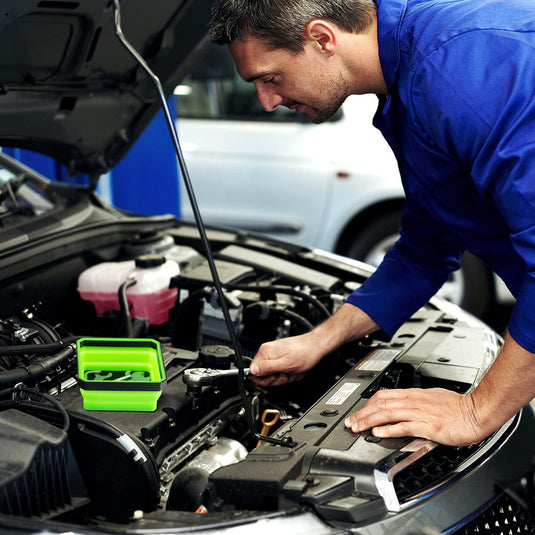 Goplus 4 Pack Collapsible Silicone Parts Bowls for Small Parts