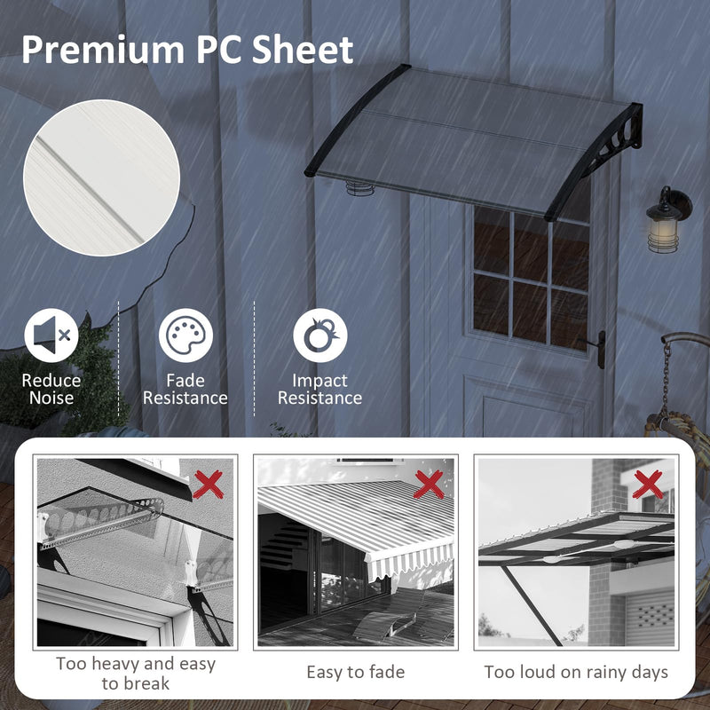 Load image into Gallery viewer, 48" x 40" Window Awning - Goplus