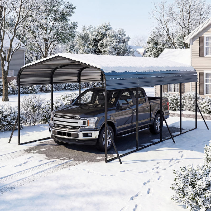 Load image into Gallery viewer, Goplus 12 x 20 FT Heavy-Duty Carport Outdoor Galvanized Steel Garage Car Shelter