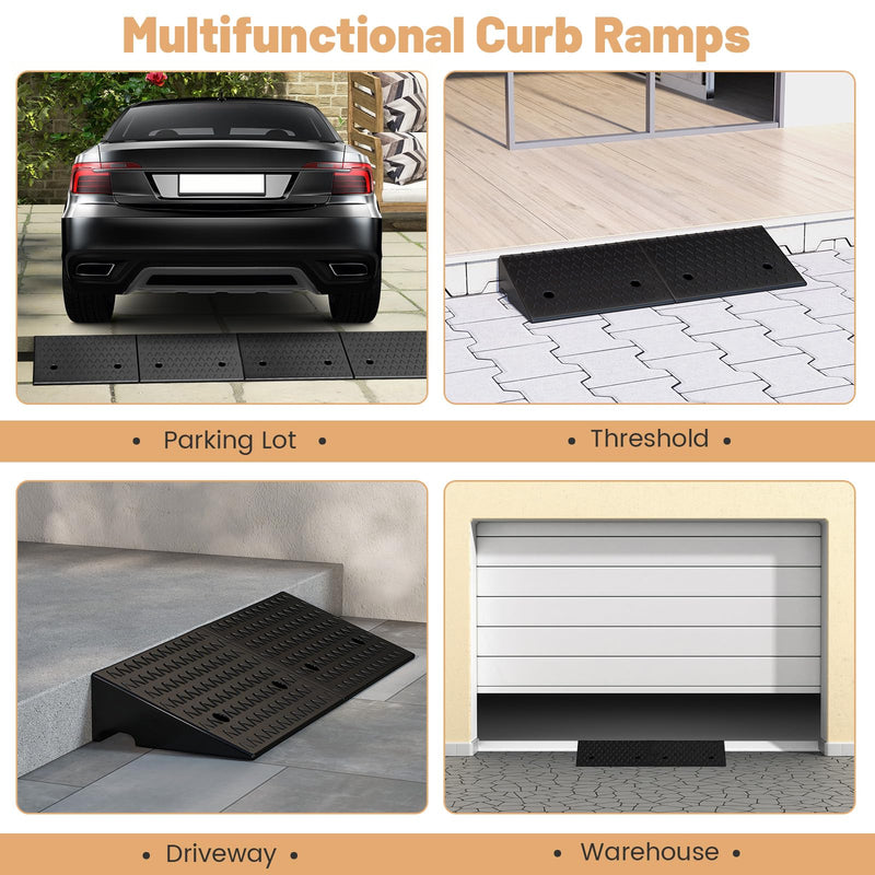 Load image into Gallery viewer, Goplus Curb Ramp 2 Pack