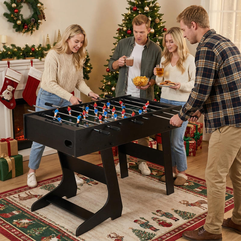 Load image into Gallery viewer, Goplus 48inch Full Competition Size Freestanding Soccer Game Table with 22 Players 2 Balls