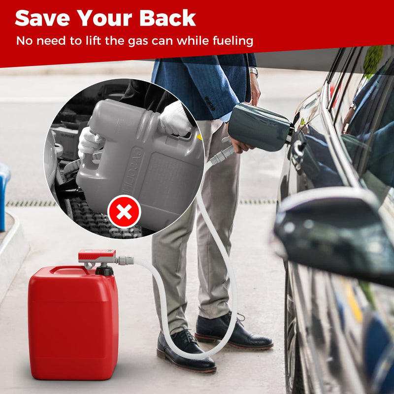 Load image into Gallery viewer, Goplus Power Battery Fuel Pump with Adjustable Flow Nozzle