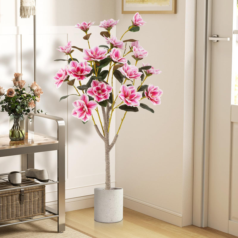 Load image into Gallery viewer, Goplus 51” Artificial Magnolia Tree