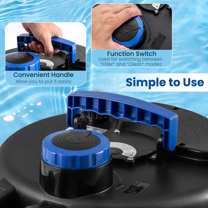 Load image into Gallery viewer, Goplus Bio Pressure Pond Filter with 13W UV-C Light, 2642 GPH Pond Filter System with Bio Balls