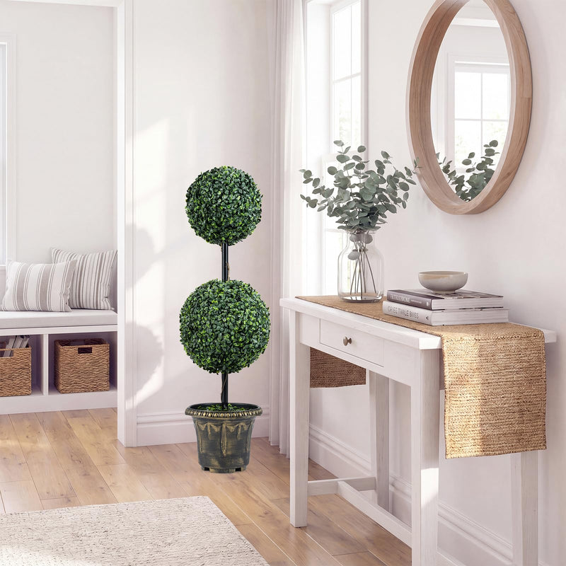 Load image into Gallery viewer, Goplus 3 FT Artificial Boxwood Topiary Tree(1/2)