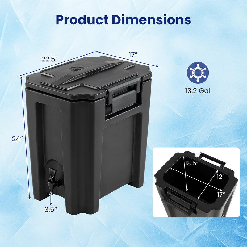 Load image into Gallery viewer, Goplus 13.2 Gal Insulated Beverage Dispenser