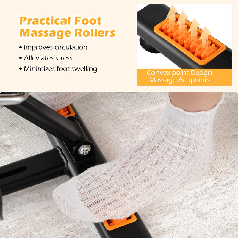 Load image into Gallery viewer, Pedal Exerciser with Adjustable Resistance for Arm and Leg Workout-Orange
