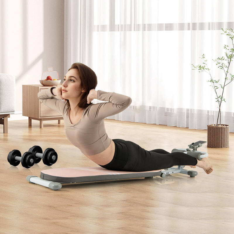 Load image into Gallery viewer, Goplus Multifunctional Sit Up Bench, Workout Bench w/3 Gear Adjustable Angles & Adjustable Length