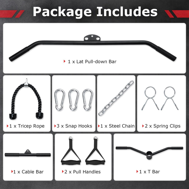 Load image into Gallery viewer, Goplus 2000LBS Power Cage with Cable Crossover System Landmine Attachment for Home Gym Garage