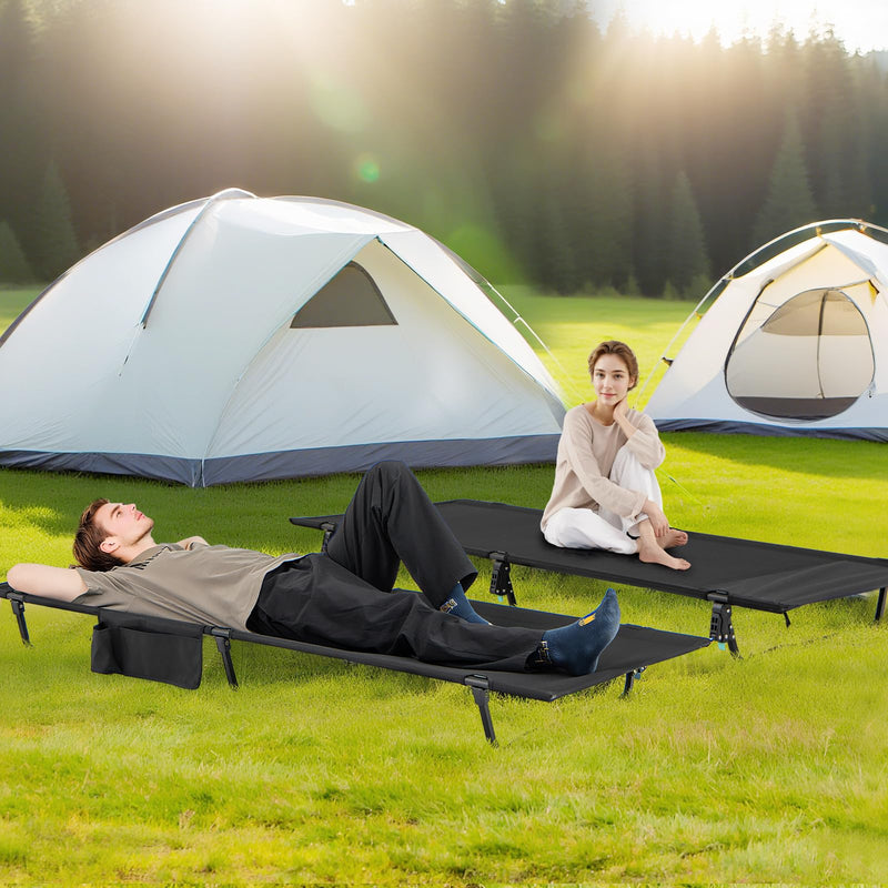 Load image into Gallery viewer, Goplus 4.3LBS Ultralight Foldable Camping Bed with 330 LBS Capacity