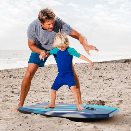 Goplus Boogie Boards for Beach, 33"/37"/41" Lightweight Body Board, Bodyboard for Kids Adults Surfing
