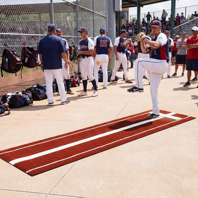 Load image into Gallery viewer, Goplus 10 x 3 FT Softball Pitching Mat for Indoor Outdoor Practice
