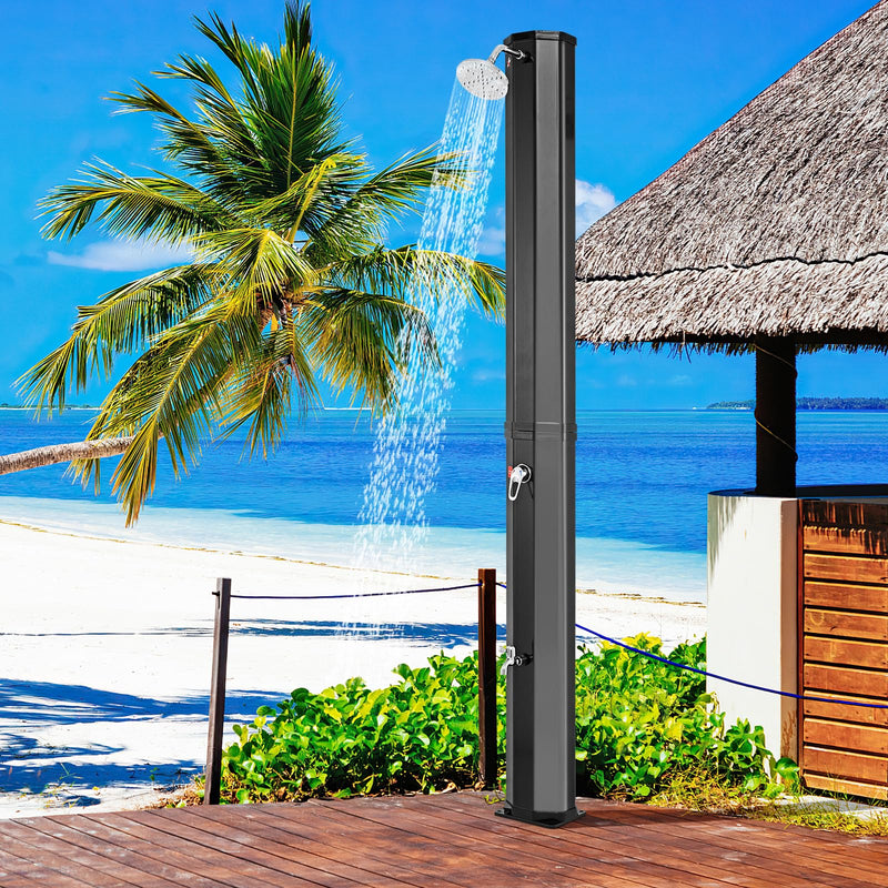 Load image into Gallery viewer, Goplus 15.9 Gallon/60 L Solar Heated Outdoor Shower