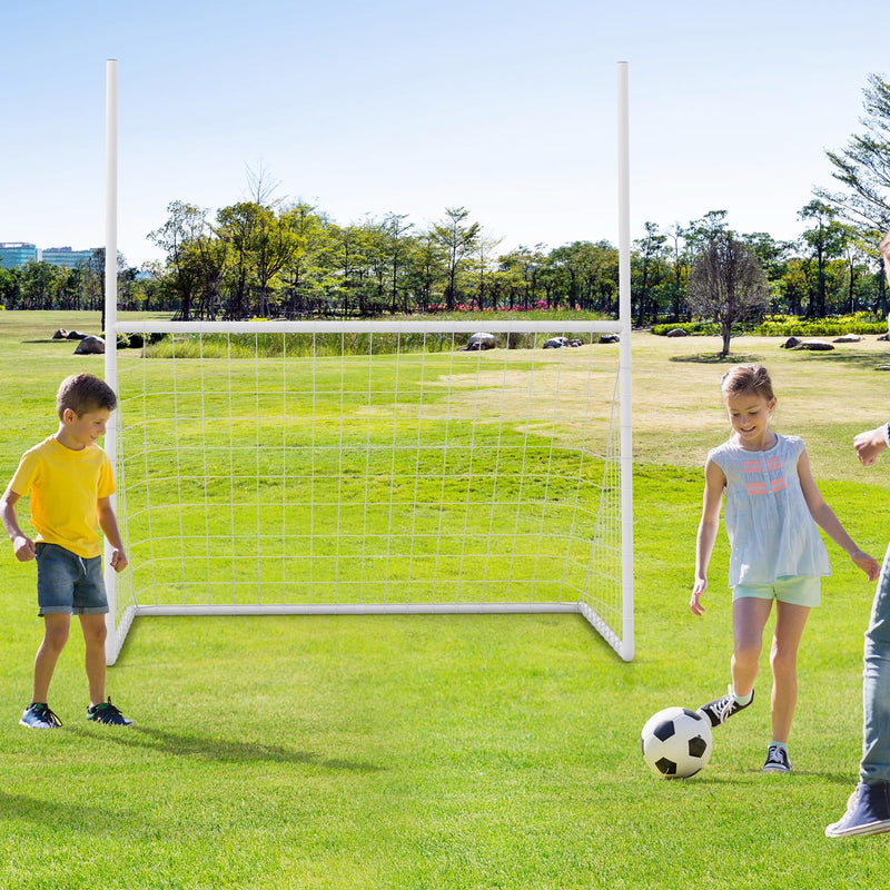 Load image into Gallery viewer, Goplus 2 in 1 Soccer Goal, Football Field Goal w/ 4 Ground Stakes, 5.5 ft x 3.5 ft x 7 ft