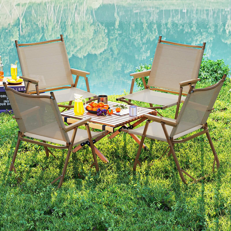 Load image into Gallery viewer, Goplus Lightweight Beach Chairs with Aluminum Frame Support 400 LBS