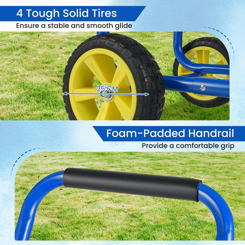 Load image into Gallery viewer, Goplus Garden Hose Reel Cart | 300 FT of 5/8" Large Capacity