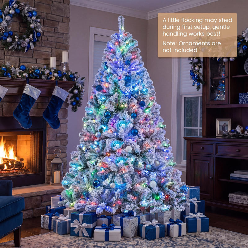 Load image into Gallery viewer, Goplus Smart RGB Pencil Christmas Tree with Remote & APP (6 FT)