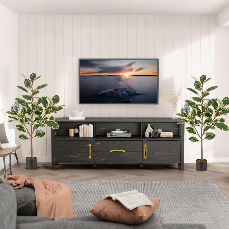 Load image into Gallery viewer, Goplus 4.3 FT Tall Artificial Bird of Paradise Plant (2 Pack)