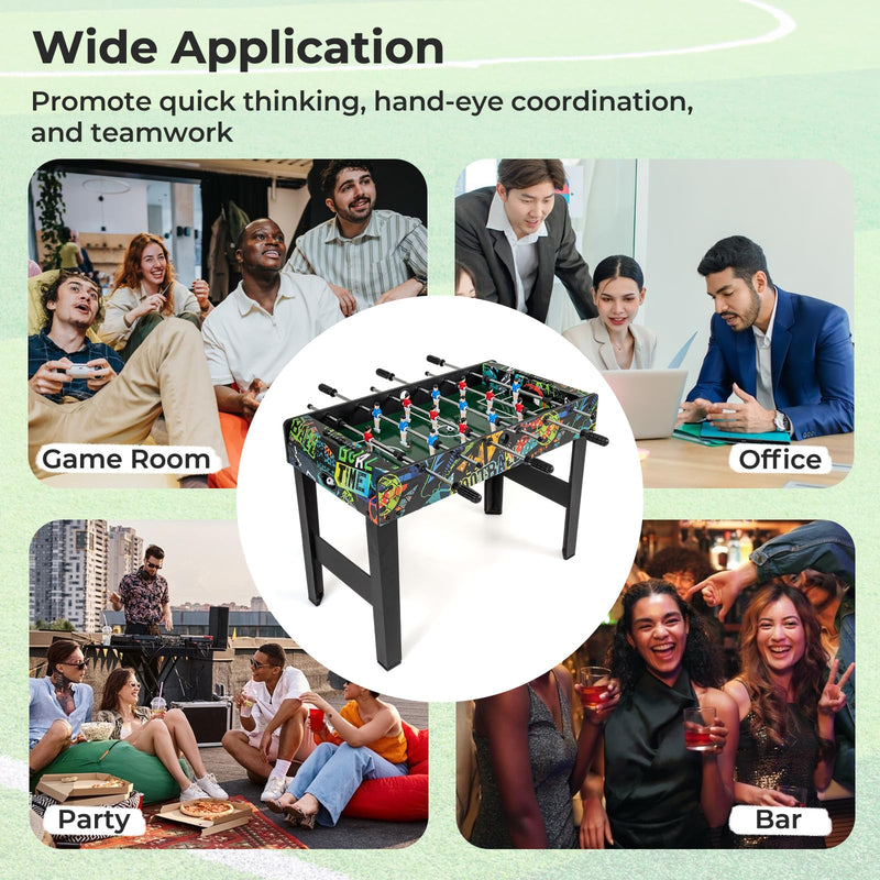 Load image into Gallery viewer, Goplus 2-in-1 Soccer Table with Detachable Legs for Tabletop for Indoor Home Office Bar Game Room