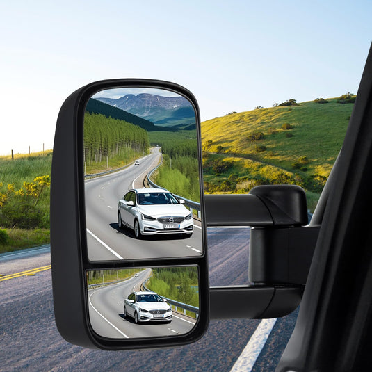 Goplus Extenable Tow Mirrors for 1999-2006 Chevy Silverado GMC Sierra 1500 2500HD 3500HD