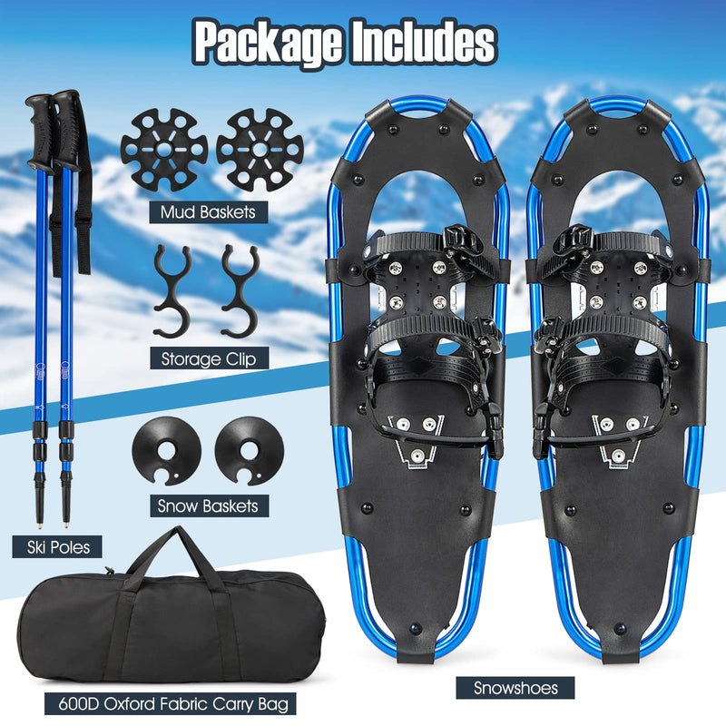 Load image into Gallery viewer, Goplus Snow Shoes for Men Women Youth Kids, Snow Mud Baskets Included, 21/ 25/ 30 Inches