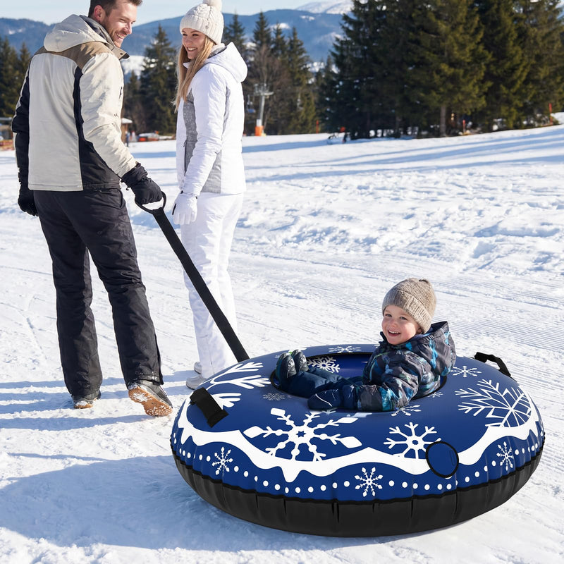 Load image into Gallery viewer, Goplus 42" Heavy-Duty Snow Sledding Tube with Detachable Tow Strap Thickened Bottom