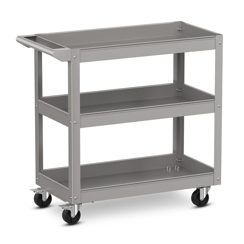Load image into Gallery viewer, Goplus 3-Layer Service Utility Cart, Heavy Duty Unity Cart with Flat Handle