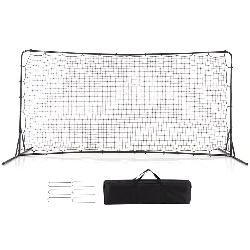 Load image into Gallery viewer, Goplus Soccer Rebounder Net, 12FTx6FT Soccer Training Equipment w/Portable Carrying Bag