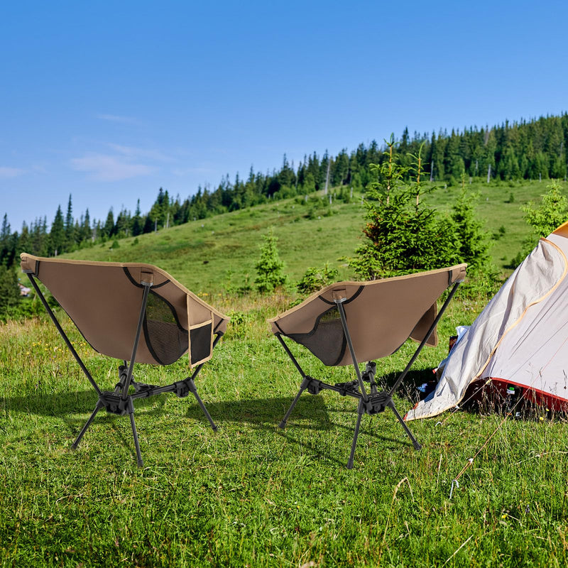 Load image into Gallery viewer, Goplus Ultralight Folding Backpacking Chair for Adults with Aluminum Frame 330 lbs Capacity