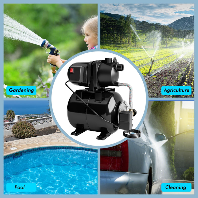 Load image into Gallery viewer, Goplus 1.6HP Shallow Well Pump with Pressure Tank