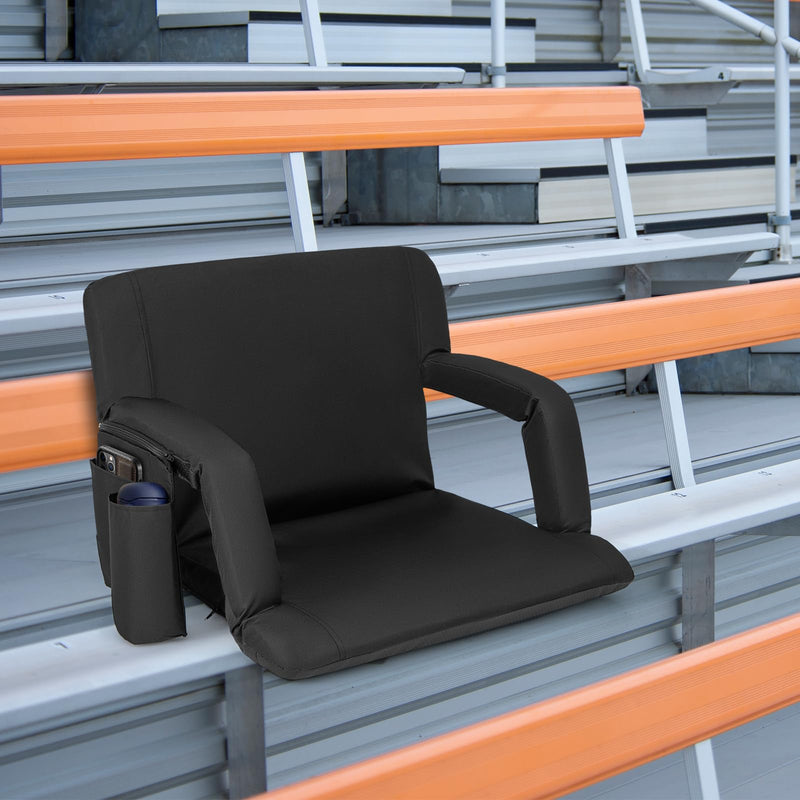 Load image into Gallery viewer, Goplus Stadium Seating for Bleachers 24.5’’ Wide Folding Bleacher Chair