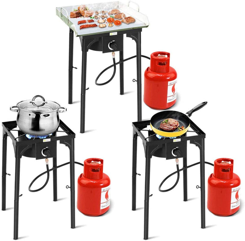 Load image into Gallery viewer, 100000 BTU Camp Stove High Pressure Propane Gas Cooker - Goplus