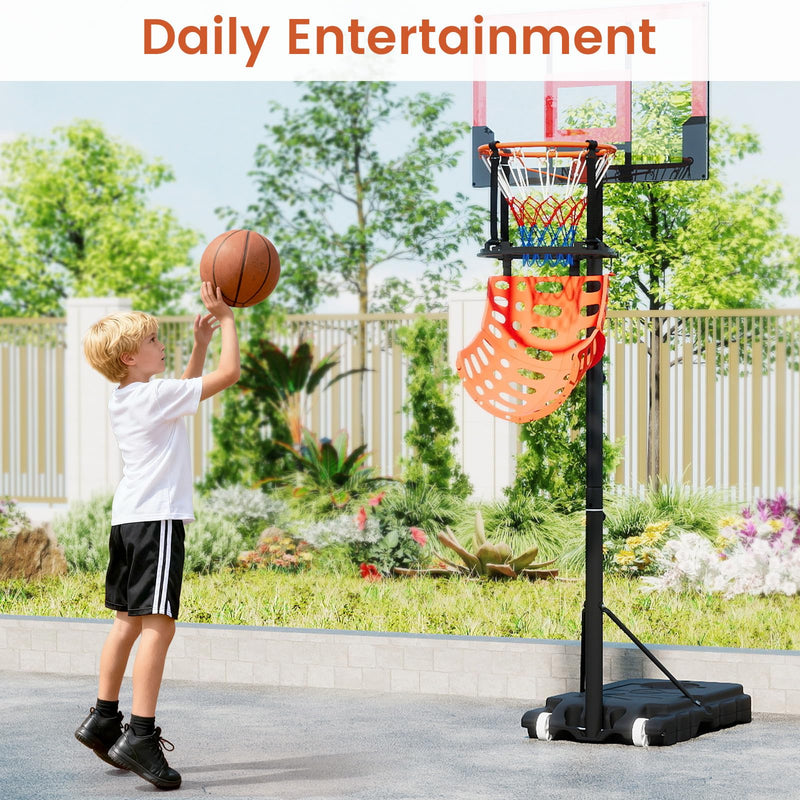 Load image into Gallery viewer, Goplus 360° Rotatable Basketball Return Attachment w/4 Tool-Free Detachable Hooks