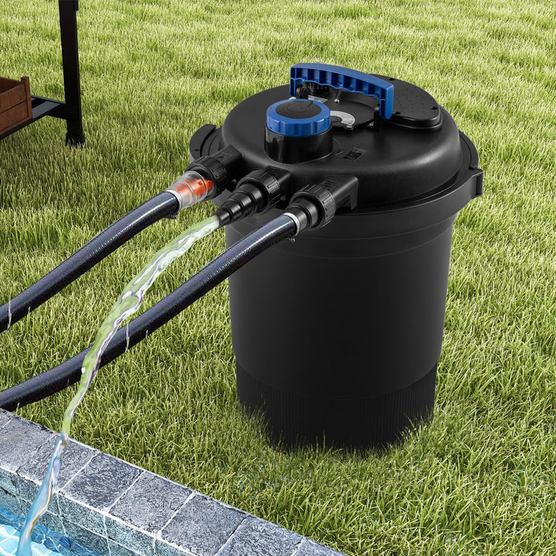 Load image into Gallery viewer, Goplus Bio Pressure Pond Filter with 13W UV-C Light, 2642 GPH Pond Filter System with Bio Balls