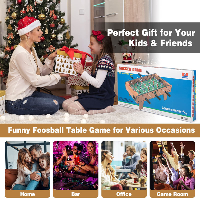 Load image into Gallery viewer, 27" Foosball Table, Portable Tabletop Soccer Game