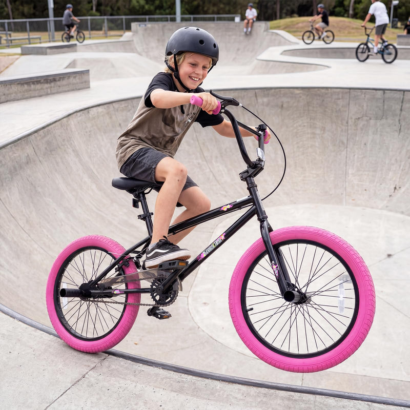 Load image into Gallery viewer, Goplus Freestyle BMX Bike 20" Trick Bicycle w/ 360 Degree Steering
