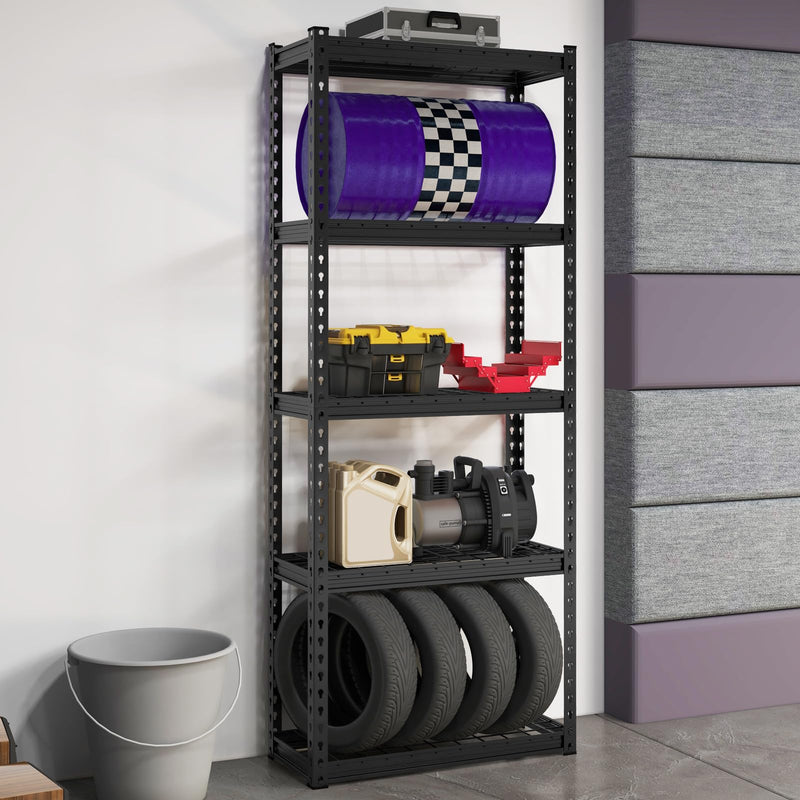 Load image into Gallery viewer, Goplus 5-Tier Metal Shelving Unit