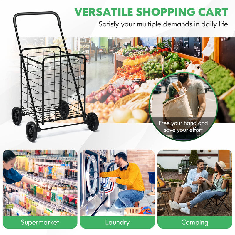 Load image into Gallery viewer, Goplus Shopping Carts for Groceries